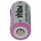 VHBW Universeller Akku 16340, DL123A, CR123R, CR17335, EL123AP, CR17345, CR123A - 800 mAh 3,6 V Li-Ion