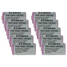 VHBW Universeller Akku 16340, DL123A, CR123R, CR17335, EL123AP, CR17345, CR123A - 800 mAh 3,6 V Li-Ion