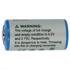 VHBW Akku 16340, DL123A, CR123R, CR17335, EL123AP, K123LA, CR17345, CR123A - 700 mAh 3,6 V Li-Ion