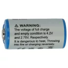 VHBW Battery 16340, DL123A, CR123R, CR17335, EL123AP, K123LA, CR17345, CR123A - 700 mAh 3.6 V Li-Ion