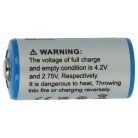 VHBW Akku 16340, DL123A, CR123R, CR17335, EL123AP, K123LA, CR17345, CR123A - 700 mAh 3,6 V Li-Ion