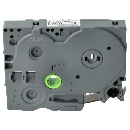 VHBW Label Tape Brother TZ-221, TZE-221 Substitute - 9 mm Black/White