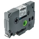 VHBW Label Tape Brother TZ-221, TZE-221 Substitute - 9 mm Black/White