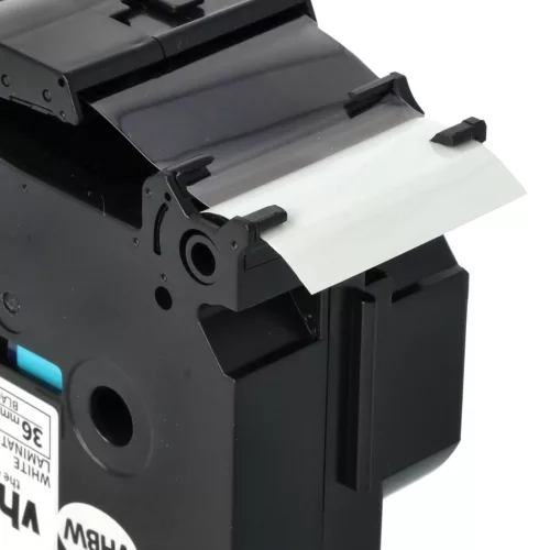 VHBW Label Tape Brother TZ-261, TZE-261 Replacement - 36 mm Black-White