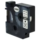 VHBW Label Tape Dymo D1, 43613 - 6 mm Black/White