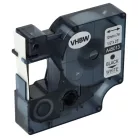 VHBW Label Tape S0720530, D1 - 12 mm Black/White