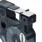 VHBW Label Tape S0720530, D1 - 12 mm Black/White