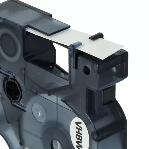 VHBW Label Tape S0720530, D1 - 12 mm Black/White