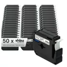 VHBW Label Tape Brother M-K231 replacement - 12 mm black-white