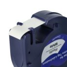 VHBW Label Tape Dymo S0721610, 91201 - 12 mm black-white