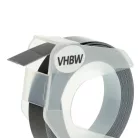 VHBW 3D Embossed Label Tape Dymo 520109, 0898130, S0898130 replacement - 9 mm White-Black
