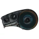 VHBW Label Tape Replacement for Brady M21-750-427 - 19.05 mm Black-White, Vinyl