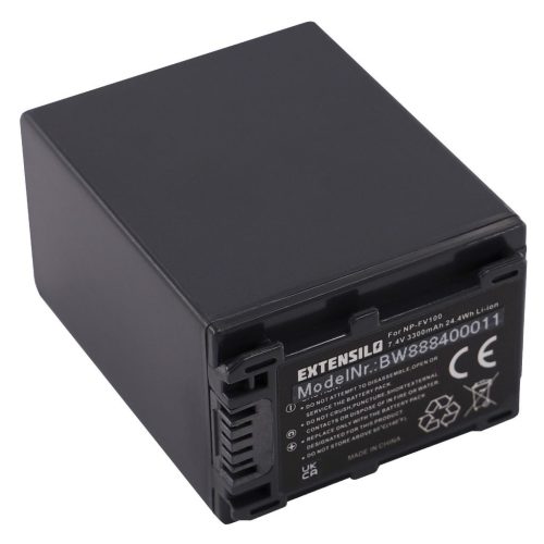 Sony NP-FH50, NP-FV40, NP-FH100, NP-FH71, NP-FV100, NP-FV30 akkumulátor - 3300 mAh, 7,4 V, Li-Ion