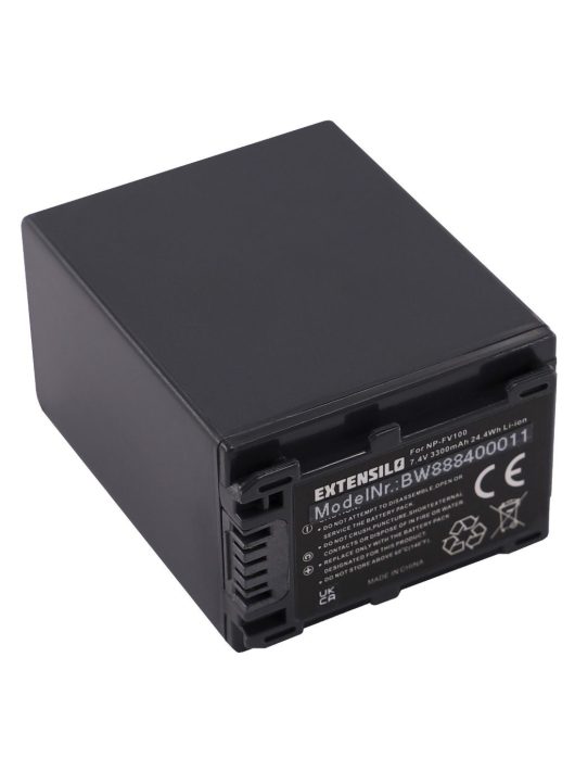 Sony NP-FH50, NP-FV40, NP-FH100, NP-FH71, NP-FV100, NP-FV30 akkumulátor - 3300 mAh, 7,4 V, Li-Ion