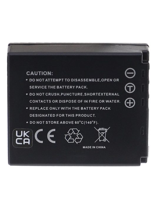 Panasonic CGA-S007E, CGA-S007A/B, CGA-S007, CGA-S007A/1B akkumulátor - 1000 mAh, 3,7 V, Li-Ion