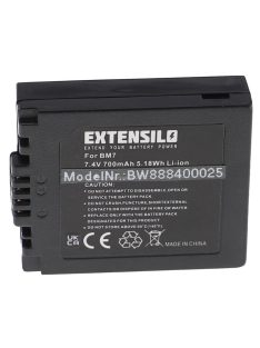   Panasonic CGA-S002A/1B, CGA-S002E/1B akkumulátor - 700 mAh, 7,4 V, Li-Ion