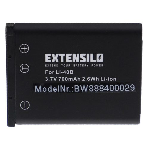 VHBW Akkumulátor BenQ DLI216-hoz - 700 mAh, 3,7 V, Li-Ion