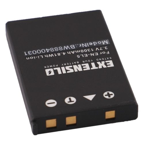 VHBW Nikon EN-EL5 Battery - 1300 mAh, 3.7 V, Li-Ion