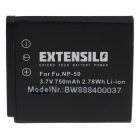 VHBW Fuji / Fujifilm NP-50 akkumulátor - 750 mAh, 3,7 V, Li-Ion