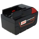 VHBW Elektromos kéziszerszámgép akkumulátor AEG / Milwaukee 48-11-1830, 48-11-2830 - 6000 mAh, 28 V, Li-Ion akkumulátort