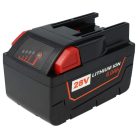 VHBW Elektromos kéziszerszámgép akkumulátor AEG / Milwaukee 48-11-1830, 48-11-2830 - 6000 mAh, 28 V, Li-Ion akkumulátort