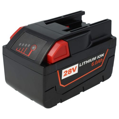 VHBW Elektromos kéziszerszámgép akkumulátor AEG / Milwaukee 48-11-1830, 48-11-2830 - 6000 mAh, 28 V, Li-Ion akkumulátort
