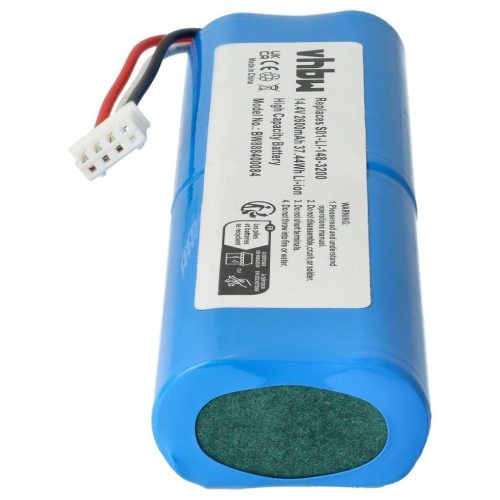 Akkumulátor Ecovacs S01-LI-148-2600, S01-LI-148-3400, S01-LI-148-3200 - 2600 mAh-hoz, 14,4 V, Li-Ion