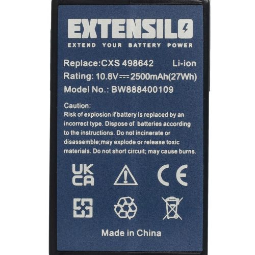 VHBW Electric Power Tool Battery Festool 498642, 498616, 498338, 498336, 498339 - 2500 mAh, 10.8 V, Li-Ion Battery