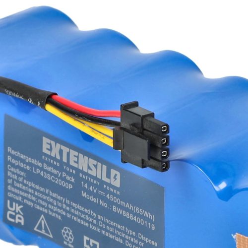 VHBW Akku für Ariete AT5186005100 - 4500 mAh, 14,4 V, NiMH