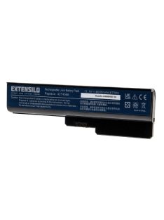   Notebook akkumulátor  Lenovo 42T4726, 42T4725, 57Y6266, 51J0226 - 6000 mAh 11,1 V Li-Ion, fekete