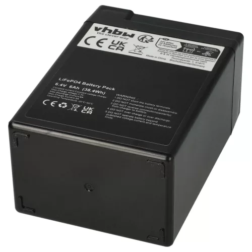 VHBW Bordakku - 6 Ah 6,4 V LiFePO4