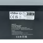 VHBW Battery for Caravan, Boat, Motorhomes, Solar Systems - 6 Ah 12.8 V LiFePO4