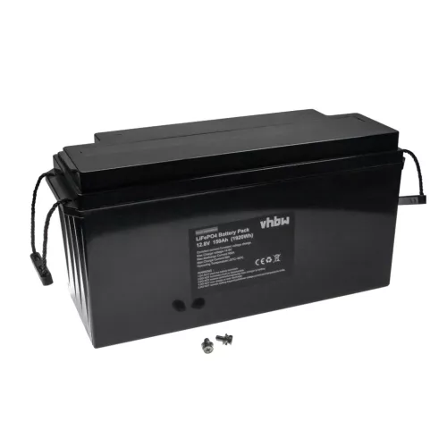 VHBW Onboard Battery for Caravans, Boats, Motorhomes, Solar Systems - 150 Ah 12.8 V LiFePO4