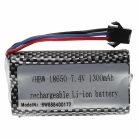VHBW Modellbau Akku für TurbineX Stunt-Fun-Racer Nr. 820575 – 1300 mAh 7,4 V Li-Ion, SM-3P