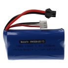 VHBW Model Maker Tool Battery for TKKJ H101 - 1500 mAh 7.4 V Li-Ion, SM-2P