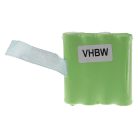VHBW Radioakku für BATT8R, KEBT072A, KEBT-072-A - 600 mAh 4,8 V NiMH