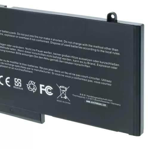 VHBW Notebook Battery 079VRK, 0G5M10, 1KY05, 0WYJC2, 451-BBLN, 451-BBLL - 8100 mAh 7.6 V Li-polymer