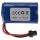 VHBW Model Maker Tool Battery for Wltoys A959-A, A969-A – 650 mAh 6.4 V Li-Ion, SM-2P