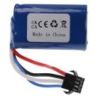 VHBW Model Maker Tool Battery for Wltoys 18628, 18629 – 650 mAh 6.4 V Li-Ion, SM-4P