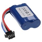 VHBW Model Maker Tool Battery for Wltoys 18628, 18629 – 650 mAh 6.4 V Li-Ion, SM-4P