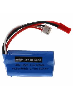   Modellkészítő eszköz akkumulátor Syma F1 / Shng Ma 7014E - 650 mAh 7,4 V Li-Ion, BEC