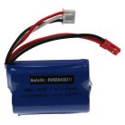 VHBW Model Maker Tool Battery for MJX T10, T11, T34 / Hnqi 823, 827, 871 / Shng Ma 7012 - 1100 mAh 7.4 V Li-