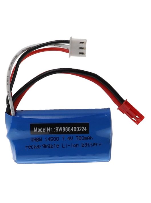 Modellkészítő eszköz akkumulátor Syma F1 / Fei Lun FT007, FX059-hez – 700 mAh 7,4 V Li-Ion, BEC