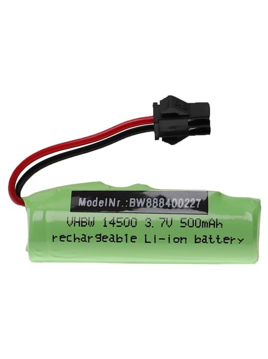 Modellkészítő eszköz akkumulátor - 500 mAh 3,7 V Li-Ion, SM-2P