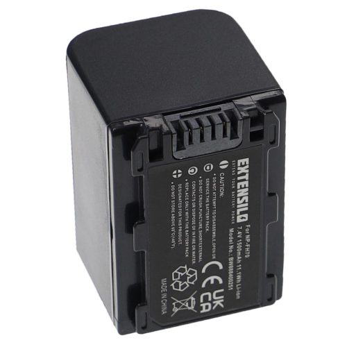 VHBW Sony NP-FH70 Akku - 1500 mAh, 7,4 V, Li-Ion