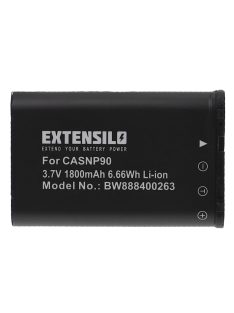 Casio NP-90DBA, NP-90 akkumulátor - 1800 mAh, 3,7 V, Li-Ion