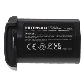   VHBW Canon LP-E4N, LP-E4 akkumulátor - 2600 mAh, 11,1 V, Li-Ion