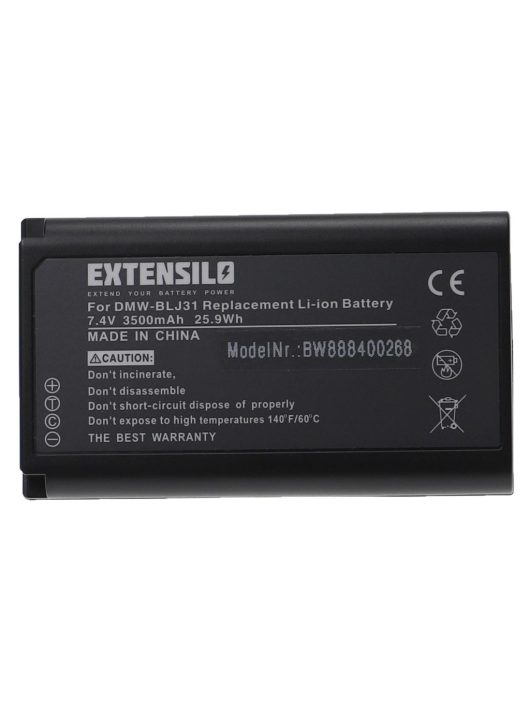 Panasonic DMW-BLJ31E, DMW-BLJ31 akkumulátor - 3500 mAh, 7,4 V, Li-Ion