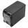 Videokamera Akku für Canon BP-827, BP-820, BP-828, 2740B002 - 2670 mAh 7,2 V Li-Ion