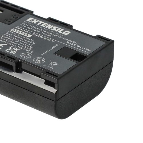 VHBW Canon LP-E6, LP-E6NH Akku - 2040 mAh, 7,2 V, Li-Ion